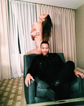 Chrissy Teigen nude showing off pussy and tits