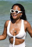 Christina Milian bikini ass and hard nipples