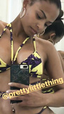 Christina Milian sexy bikini boobs