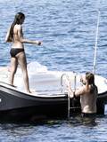 Zoe Saldana topless in Sardinia (8/2021)