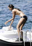 Zoe Saldana topless in Sardinia (8/2021)
