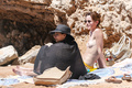 Emma Watson sunbathing topless in Ibiza (6/2022)