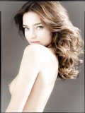 Miranda Kerr flashes pussy and nude tits