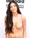 Nicole Scherzinger boobs burst out of dress