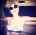 Lady Gaga instagram selfies and nudity