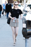 Emma Roberts flaunts her tiny tits