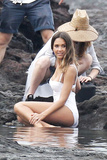 Jessica Alba see thru and bikini pics