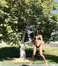 Kourtney Kardashian shows sexy bikini ass