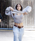 Lourdes Leon naughty see thru lingerie