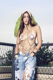 Lourdes Leon naughty see thru lingerie