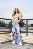 Lourdes Leon naughty see thru lingerie