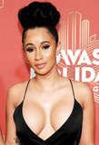 Cardi B flashes huge nude boobs