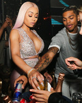Blac Chyna see thru hard nipples and big butt