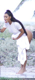 Kim Kardashian shows fascinating big butt