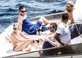 Kristen Stewart topless on yacht at Amalfi Coas (7/19)