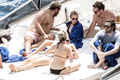 Kristen Stewart topless on yacht at Amalfi Coas (7/19)