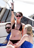 Kristen Stewart topless on yacht at Amalfi Coas (7/19)