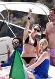 Kristen Stewart topless on yacht at Amalfi Coas (7/19)