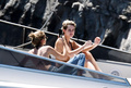 Kristen Stewart topless on yacht at Amalfi Coas (7/19)