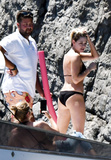 Kristen Stewart topless on yacht at Amalfi Coas (7/19)