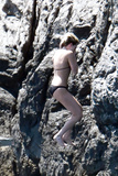 Kristen Stewart topless on yacht at Amalfi Coas (7/19)