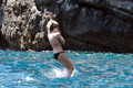 Kristen Stewart topless on yacht at Amalfi Coas (7/19)