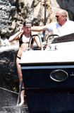 Kristen Stewart topless on yacht at Amalfi Coas (7/19)