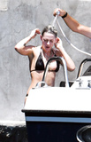 Kristen Stewart topless on yacht at Amalfi Coas (7/19)