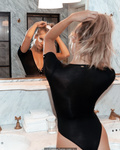 Josie Canseco sexy and topless in a mirror for Gooseberry Intimates - Fall 2019