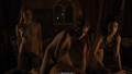 Marina Lawrence-Mahrra, Lucy Aarden and Josephine Gillan nude in Game of