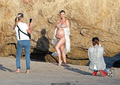 Joanna Krupa pregnant in bikini photoshoot in Malibu - September 17, 2019