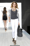 Jessica Hart Express SS 2011 runway in New York