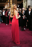 Jennifer Lawrence sexy in red dress at 83rd Annual Academy Awards - February