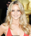 Jennifer Lawrence sexy in red dress at 83rd Annual Academy Awards - February