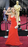 Jennifer Lawrence sexy in red dress at 83rd Annual Academy Awards - February