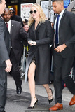 Jennifer Lawrence arriving at The Late Show with Stephen Colbert in NYC -