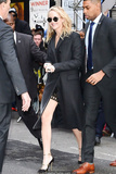 Jennifer Lawrence arriving at The Late Show with Stephen Colbert in NYC -
