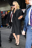 Jennifer Lawrence arriving at The Late Show with Stephen Colbert in NYC -
