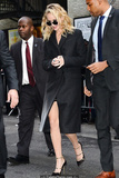 Jennifer Lawrence arriving at The Late Show with Stephen Colbert in NYC -