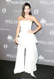 Jenna Dewan slight cleavage in white jumpsuit