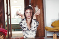 Jena Goldsack sexy posing fashion photoshoot