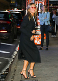 Jennifer Aniston arriving at Good Morning America show to promote 'The Morning