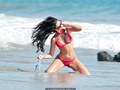 Jaylene Cook in red bikini for 138 Water photoshoot in Malibu - September 28,
