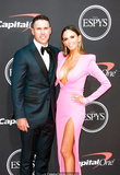 Jena Sims cleavage in pink dress at ESPYS Awards in Los Angeles - July 10, 2019