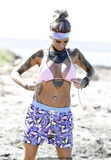 Busty Jemma Lucy topless in Ibiza