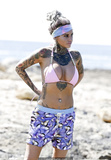 Busty Jemma Lucy topless in Ibiza