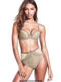 Jasmine Tookes sexy and braless for Victoria's Secret - May 2017
