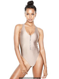 Jasmine Tookes poses for Victoria's Secret Swim - April 2019