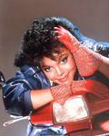 Young Janet Jackson for Michael Ochs photoshoot 1980