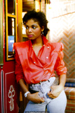 Young Janet Jackson for Michael Ochs photoshoot 1980